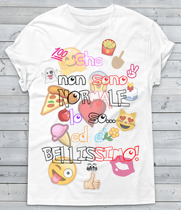 T-shirt Uomo Che non sono Normale... Emoticon Edition