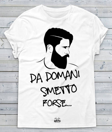 T-shirt Uomo Da domani smetto