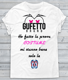 T-shirt Uomo Ho fatto la prova Costume - Gufetto Brand 
