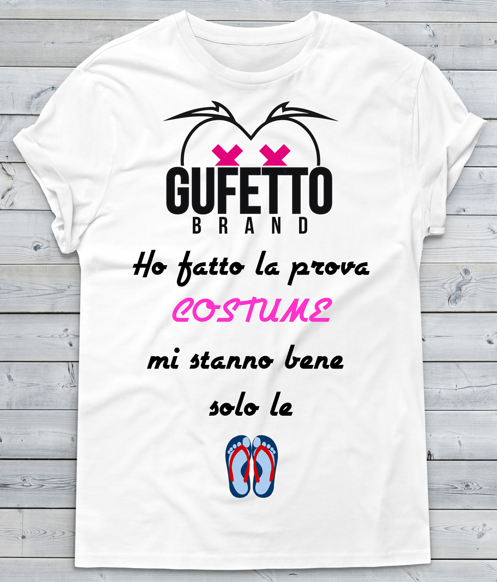 T-shirt Uomo Ho fatto la prova Costume - Gufetto Brand 