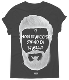T-shirt Uomo Io non invecchio Limited White/Black - Gufetto Brand 