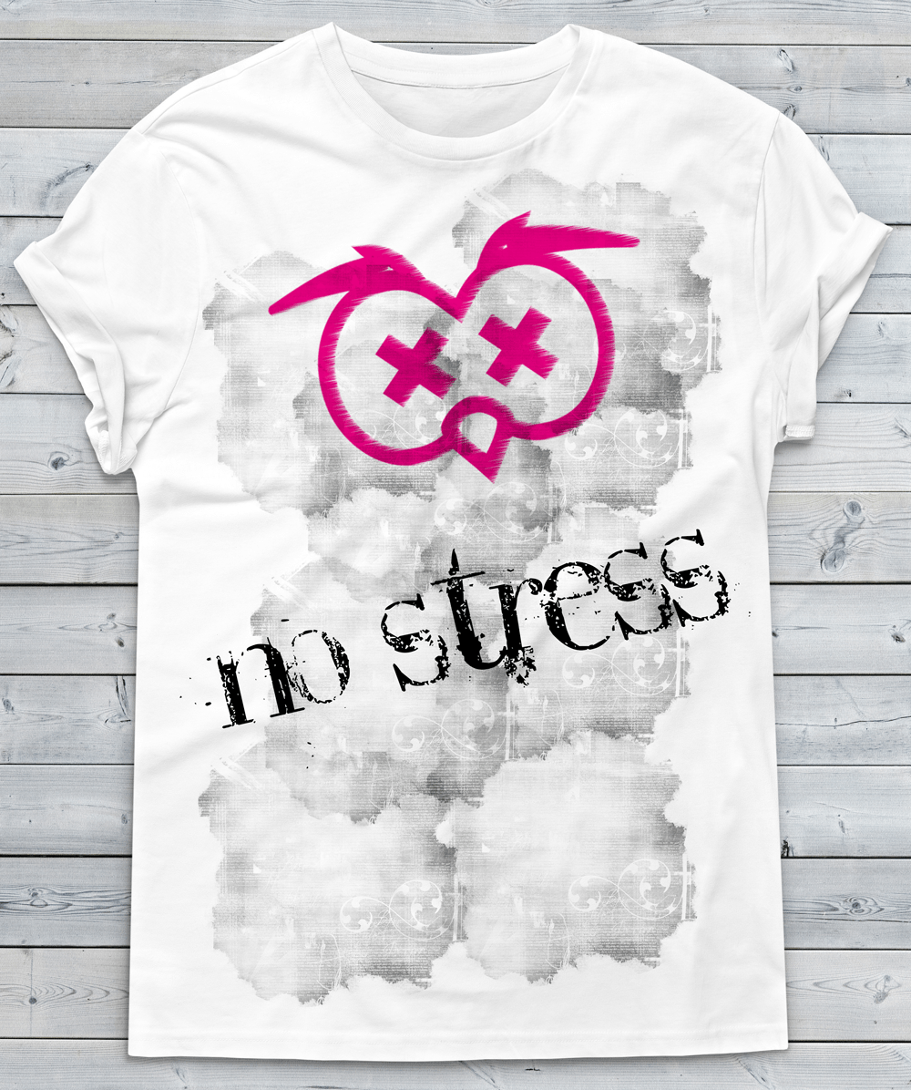 T-shirt Uomo No Stress - Gufetto Brand 