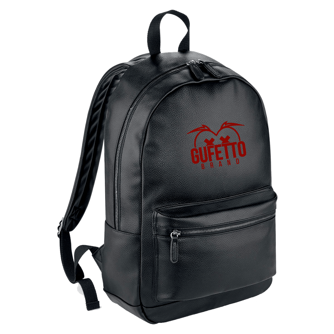 Zaino Nero Gufetto Brand ( Logo ricamato Fucsia ) - Gufetto Brand 
