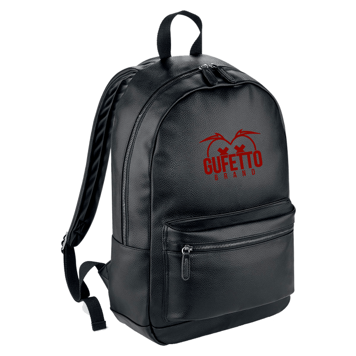 Zaino Nero Gufetto Brand ( Logo ricamato Fucsia ) - Gufetto Brand 
