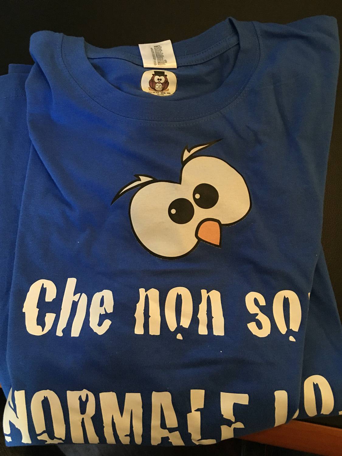 T-shirt Promo Che non sono... Blu - Gufetto Brand 