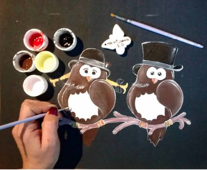 Borsa Gufetto Brand Dipinta a mano - Gufetto Brand 