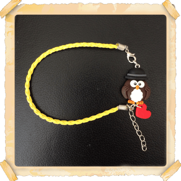 Bracciale Giallo con Cuore