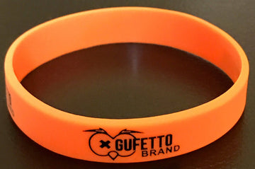 Bracciale Gomma  FLUO Arancione