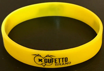 Bracciale Gomma  FLUO Giallo