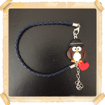 Bracciale Nero con Cuore