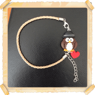 Bracciale Rosa con Cuore