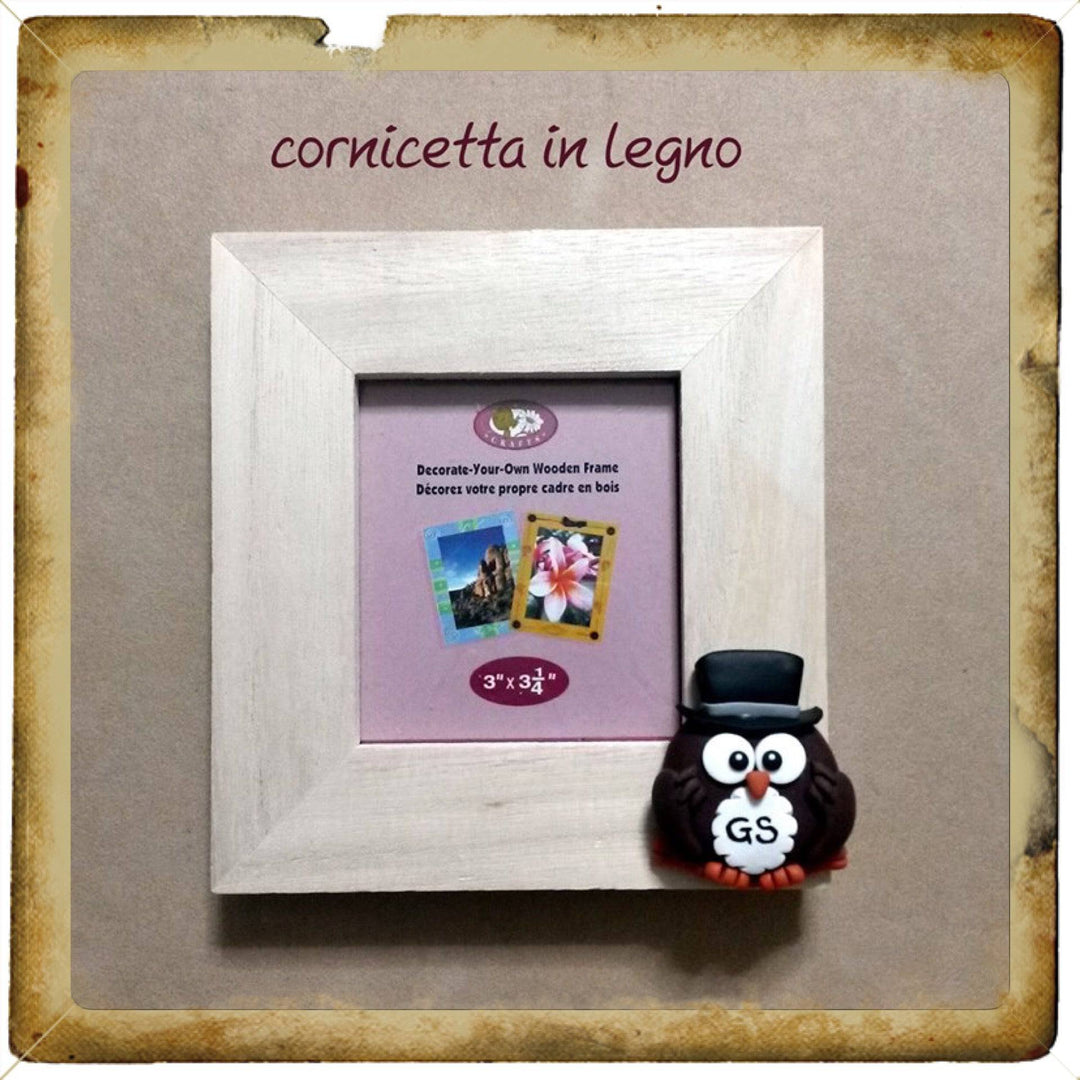 Cornice in Legno Gufo - Gufetto Brand 