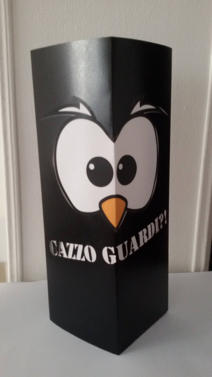 Gufetto-Lamp Nera Cazzo Guardi! Outlet - Gufetto Brand 