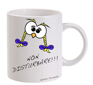 Tazza Gufetta Non disturbare