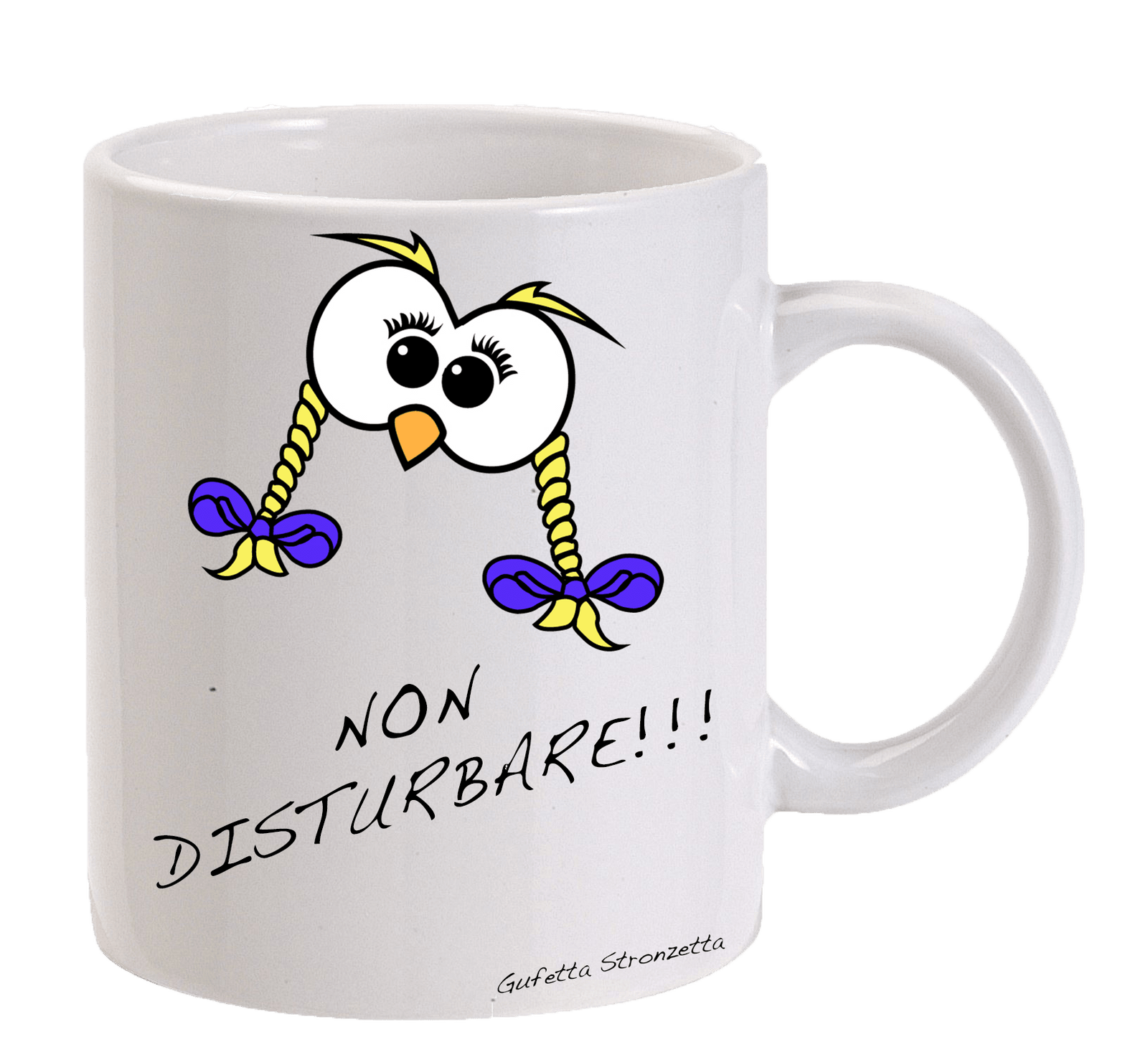 Tazza Gufetta Non disturbare - Gufetto Brand 