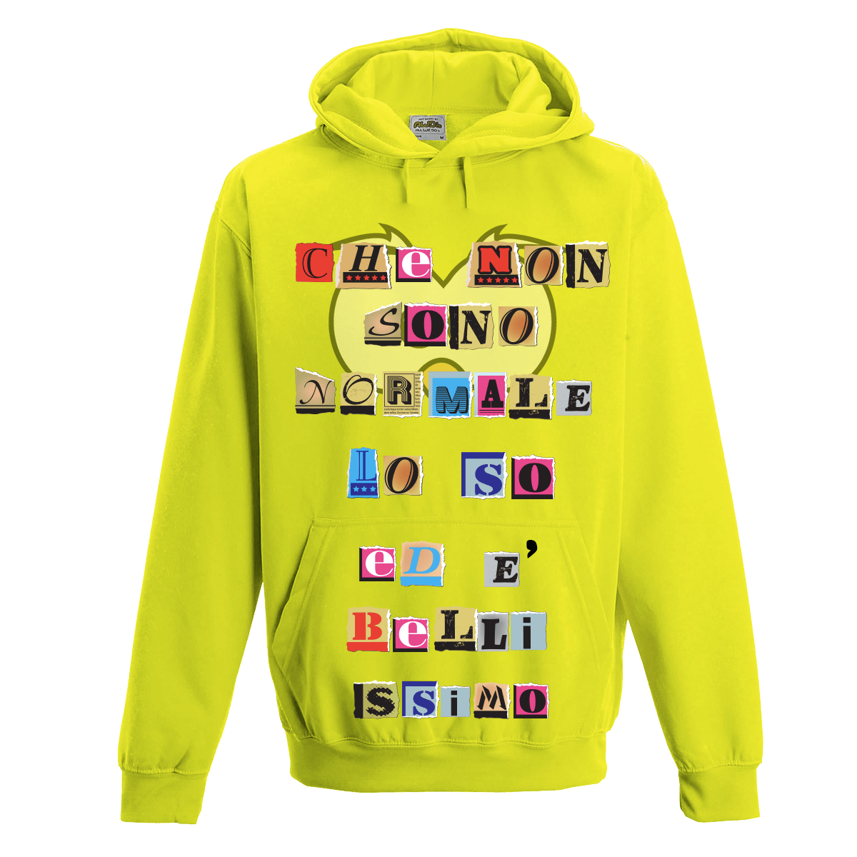 Felpa Donna Fluo Che non sono... - Gufetto Brand 