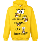 Felpa Yellow Uomo Che non sono Normale... - Gufetto Brand 