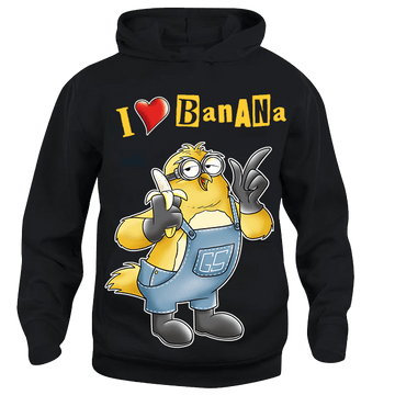 Felpa Uomo nera BANANA