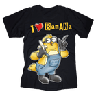 T-shirt Uomo nera BANANA - Gufetto Brand 