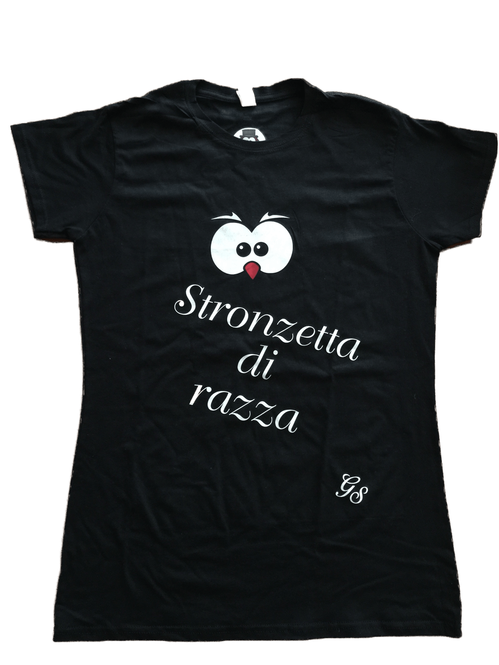 T-shirt Stronzetta di Razza Nera Promo - Gufetto Brand 
