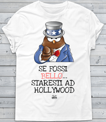 T-shirt Donna Gufetto-Zio Porcone Se Fossi bella...