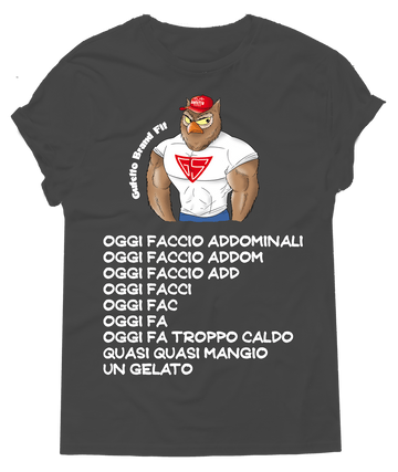 T-shirt Uomo Fit Oggi faccio