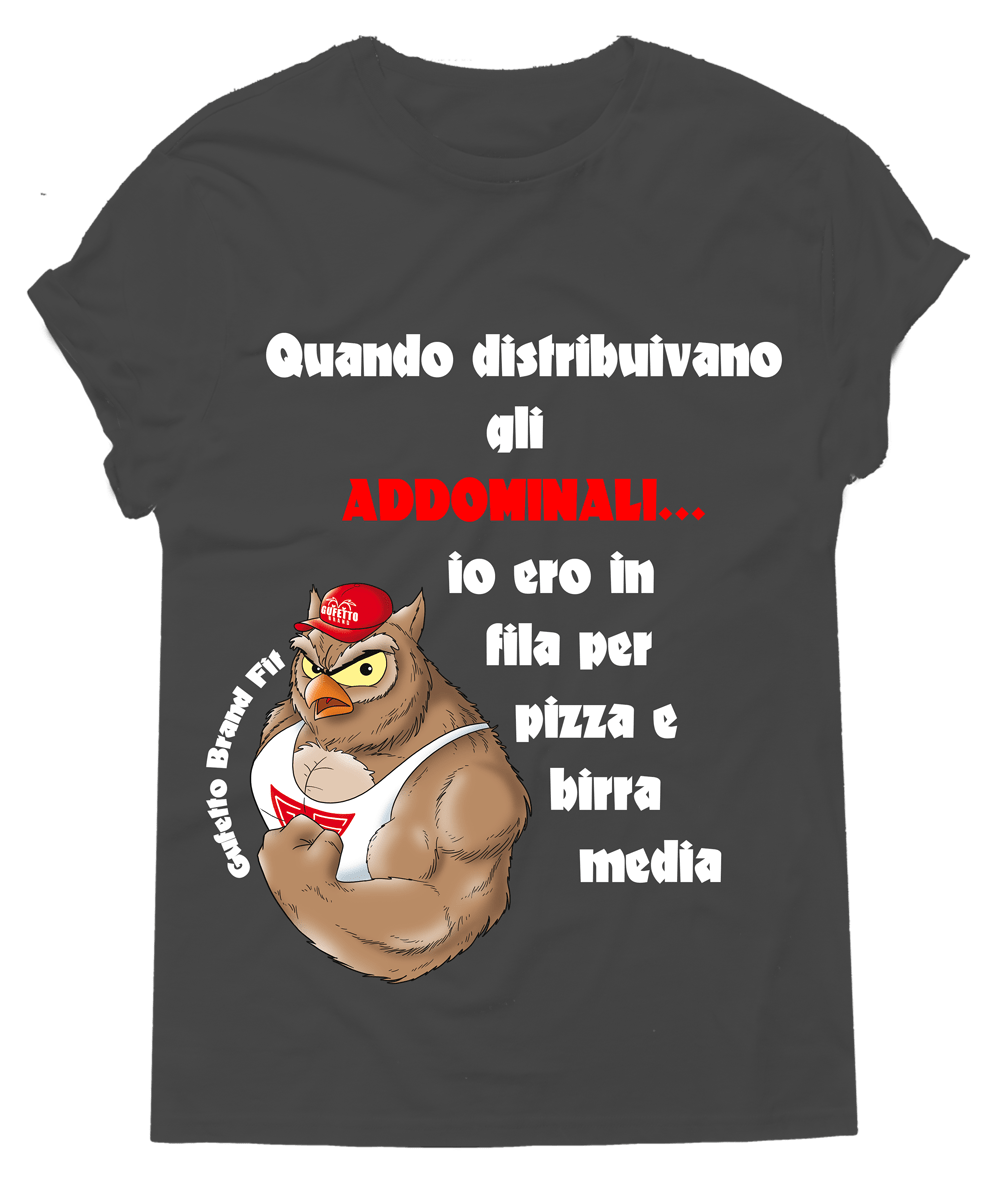 T-shirt Uomo Fit Quando Distribuivano... - Gufetto Brand 