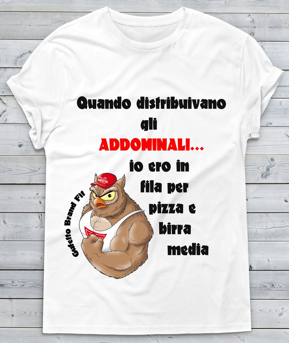 T-shirt Uomo Fit Quando Distribuivano... - Gufetto Brand 