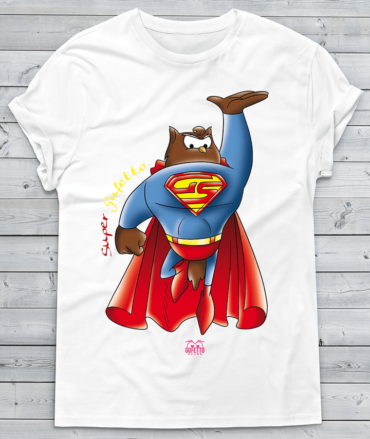 T-shirt Uomo Heroes Super Gufetto - Gufetto Brand 