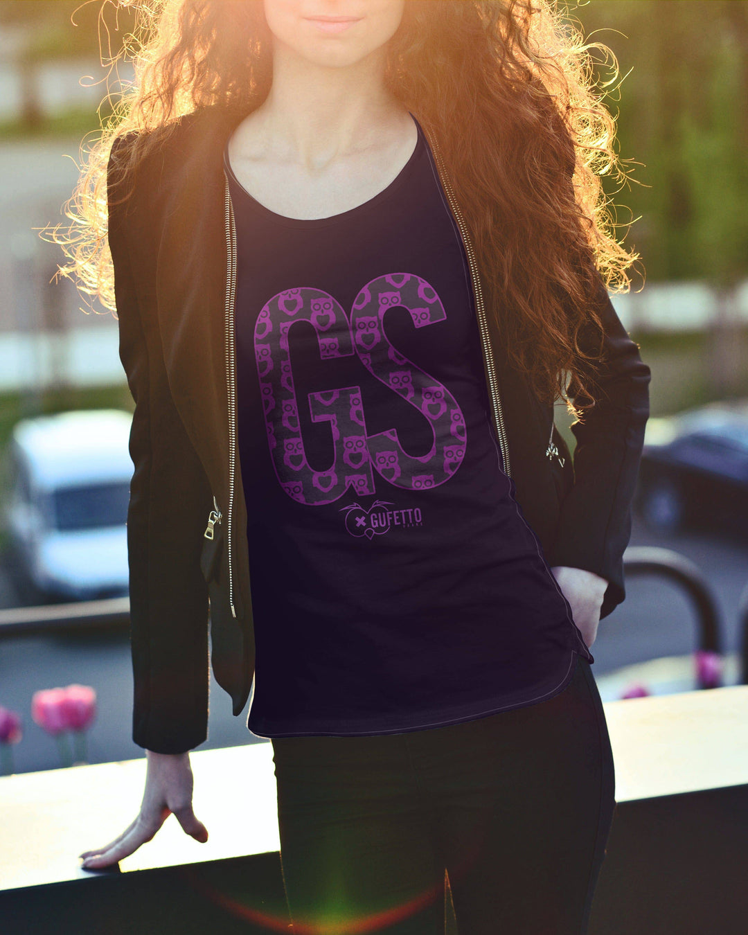 Gufetto Brand Uomo/Donna T-shirt Gs Gufetti Fucsia - Gufetto Brand 