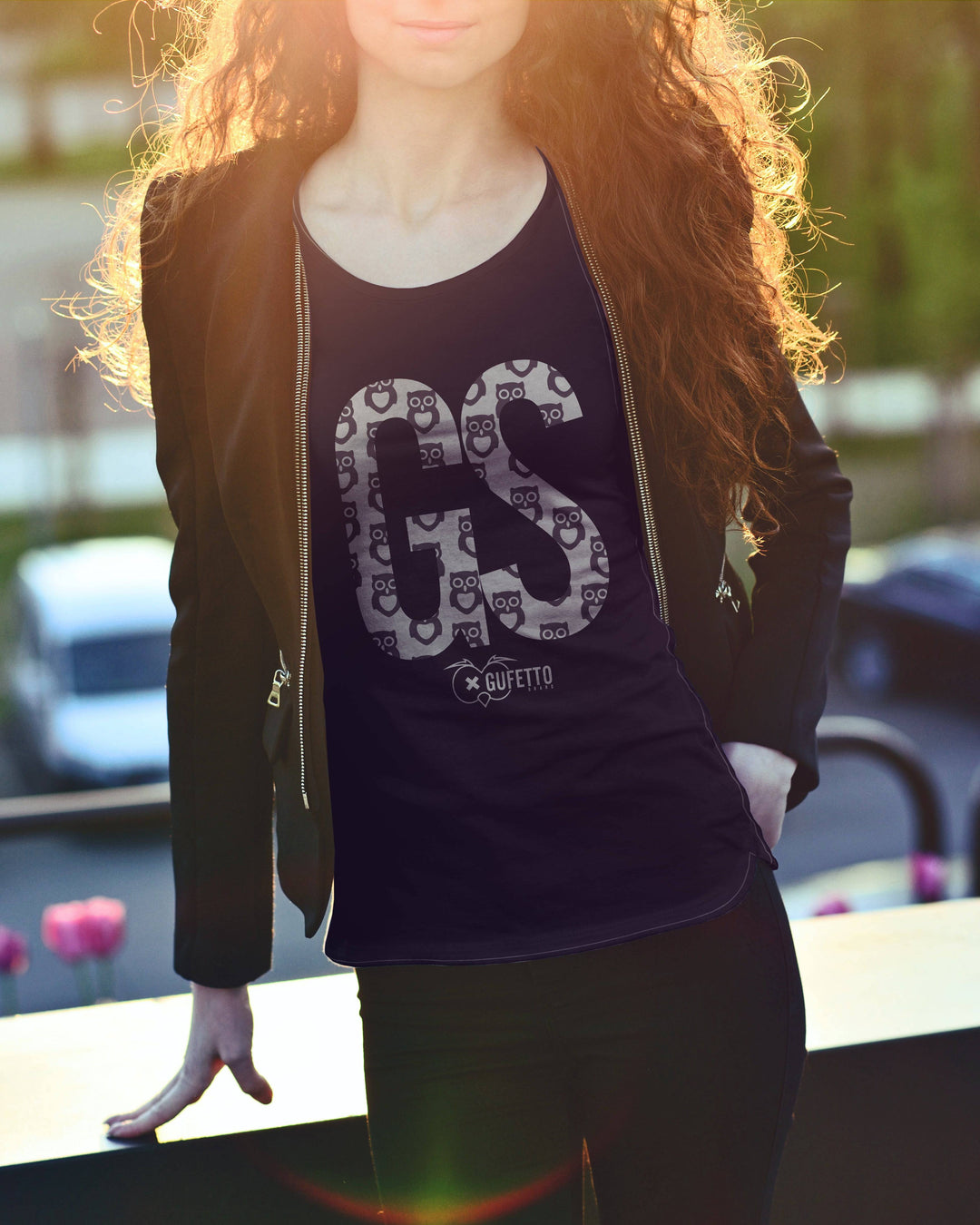 Gufetto Brand Uomo/Donna T-shirt Gs Gufetti Neri - Gufetto Brand 