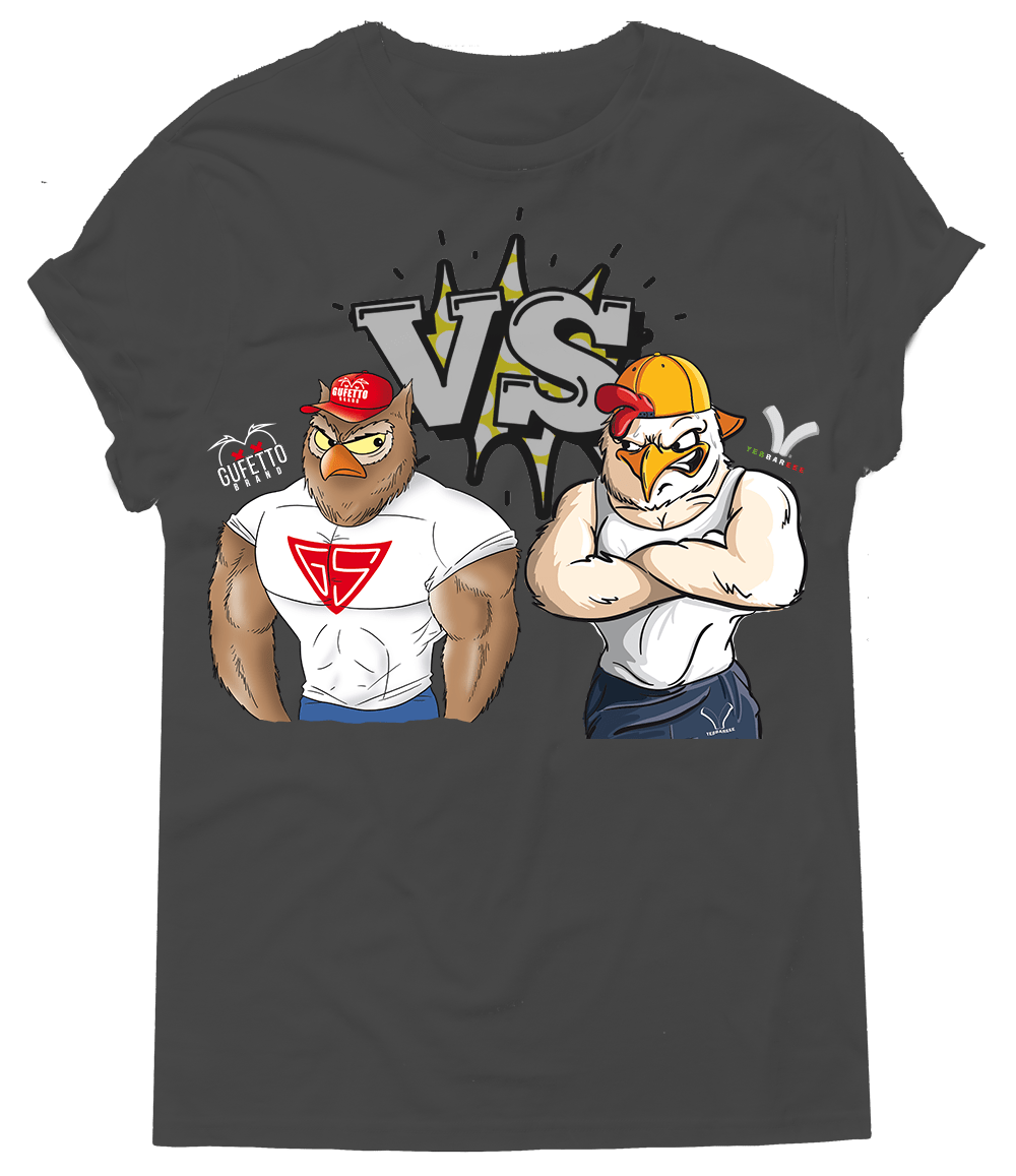 T-shirt Donna Fit Gufetto - Yebbareee - Gufetto Brand 