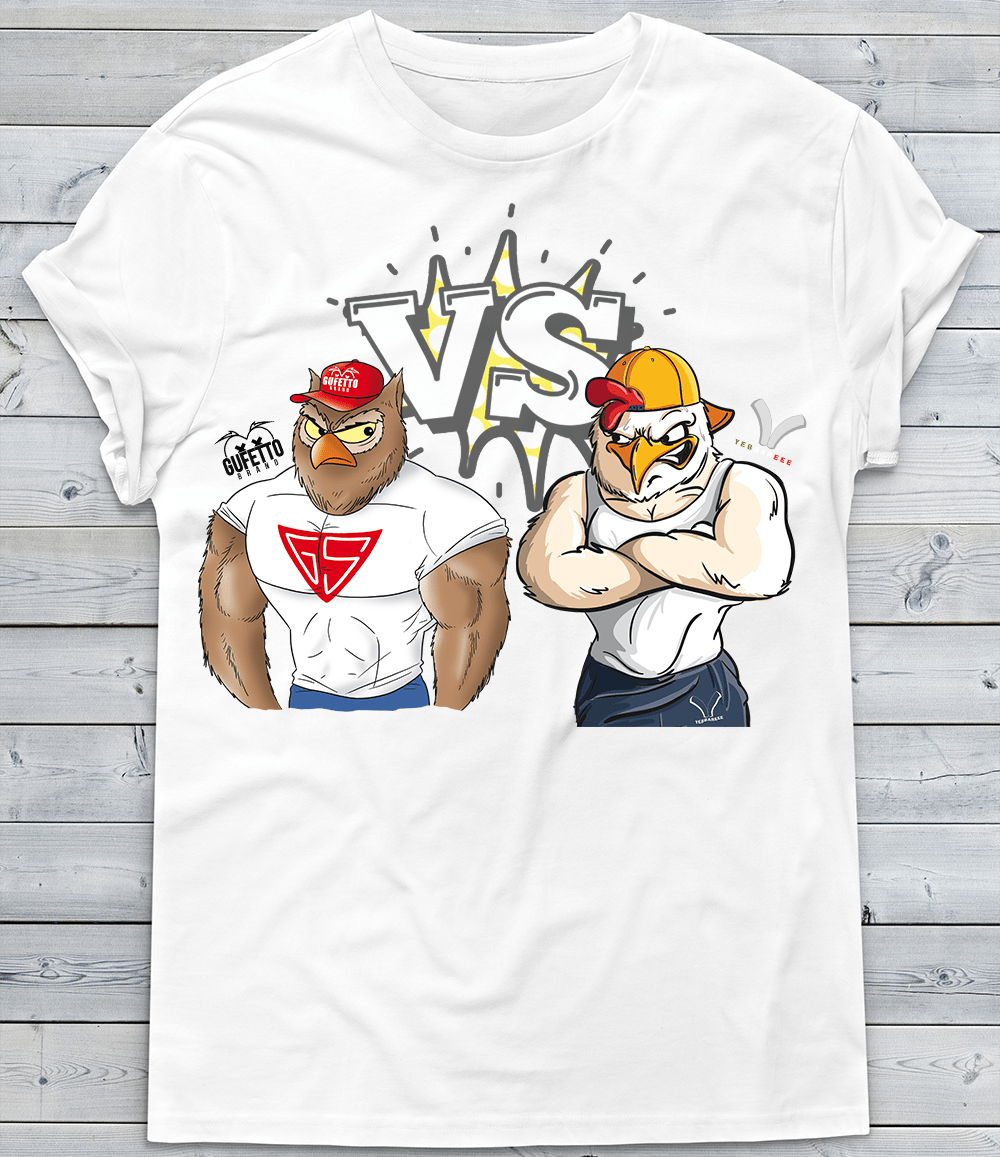 T-shirt Donna Fit Gufetto - Yebbareee - Gufetto Brand 