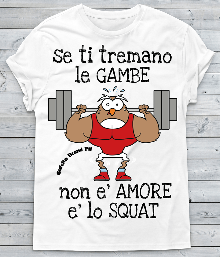 T-shirt Donna Fit Se ti Tremano... - Gufetto Brand 