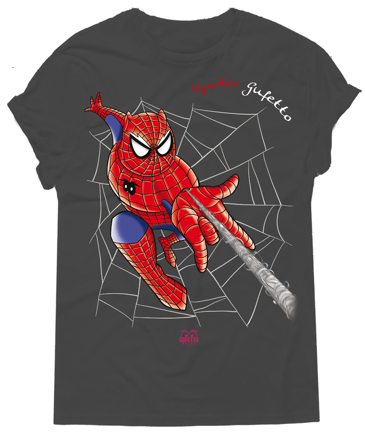 T-shirt Donna Heroes Spider Gufetto - Gufetto Brand 