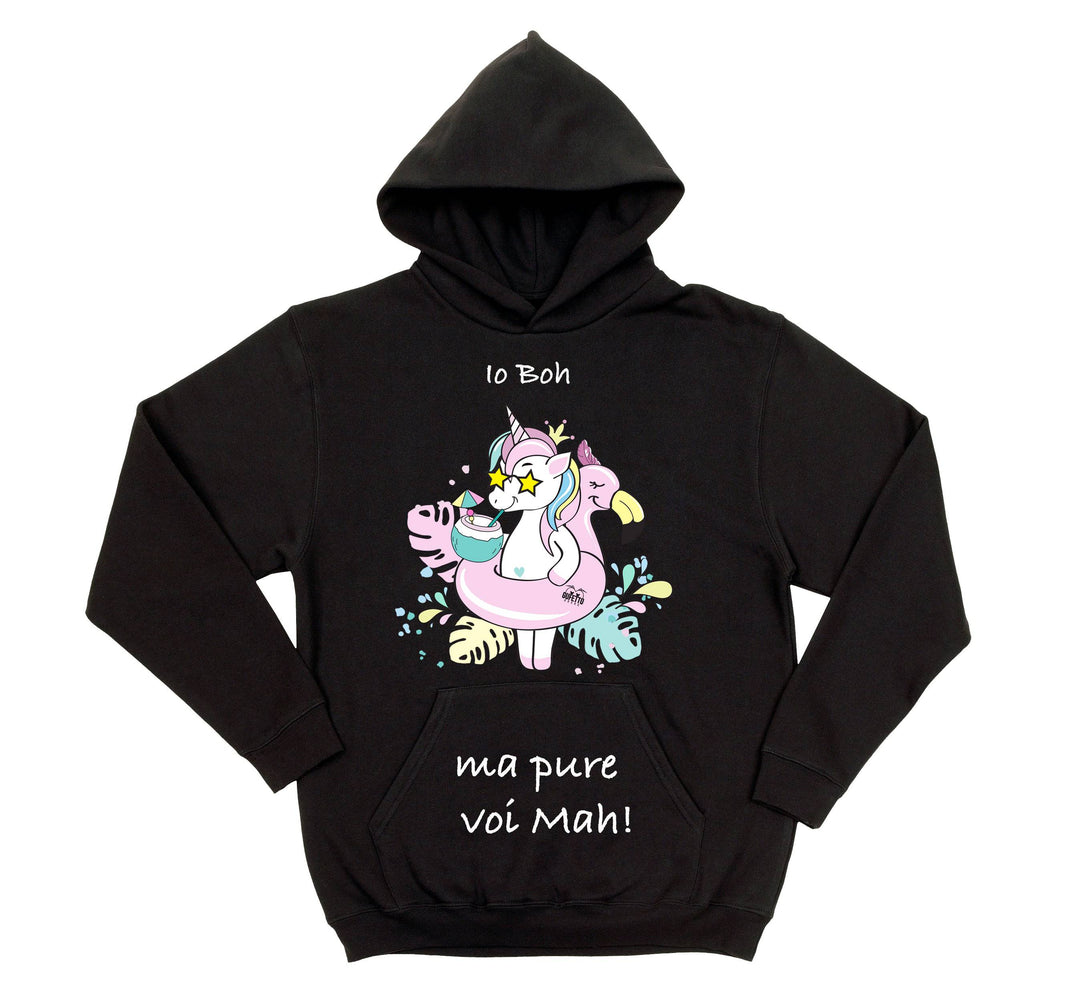 Felpa donna Io Boh Outlet - Gufetto Brand 