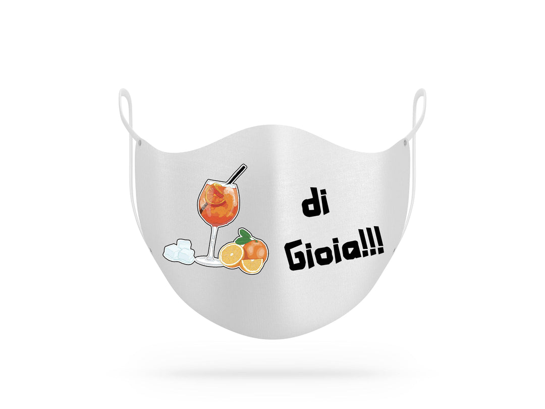 Mascherina in cotone Uomo Donna SPRITZ ( U7302 ) - Gufetto Brand 