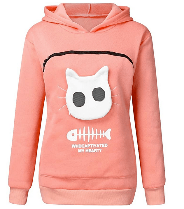 Felpa PORTA GATTO Donna ( Spedizione in 15/20 giorni ) - Gufetto Brand 