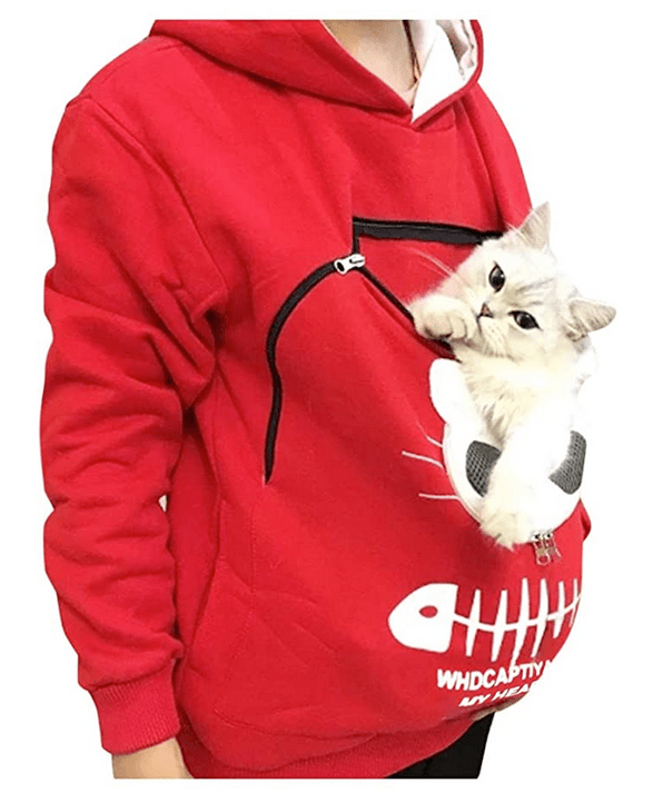 Felpa PORTA GATTO Donna ( Spedizione in 15/20 giorni ) - Gufetto Brand 