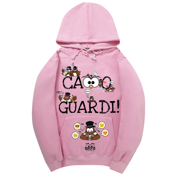 Felpa PINK donna Ca..o Guardi LIMITED EDITION GUFETTI - Gufetto Brand 