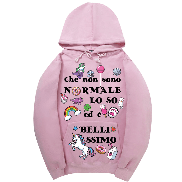Felpa Donna Che non sono Normale... Unicorn - Gufetto Brand 