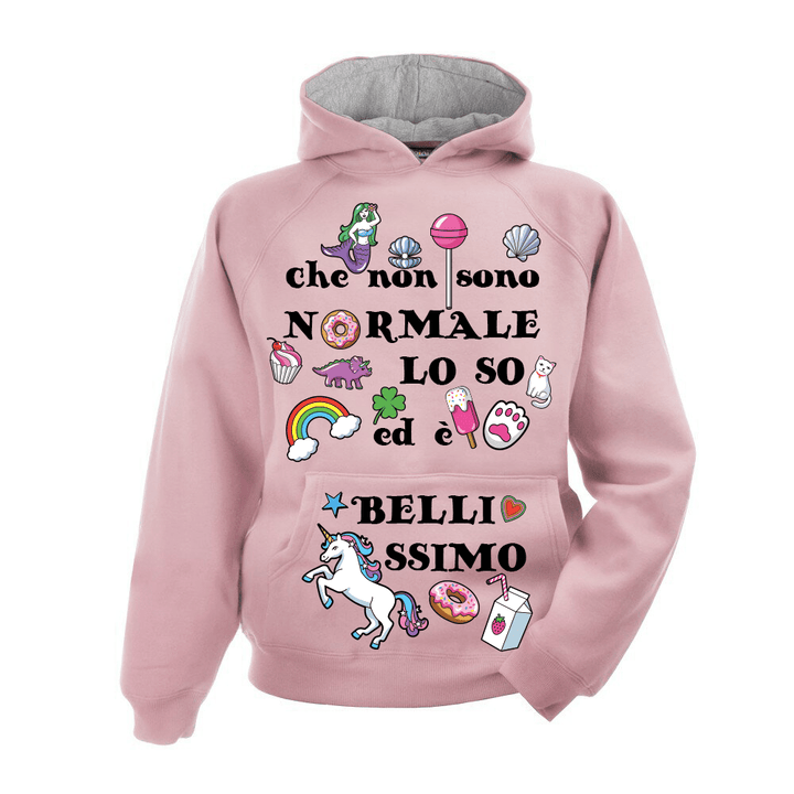 Felpa Donna Che non sono Normale... Unicorn - Gufetto Brand 