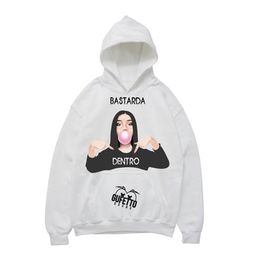 Felpa donna BASTARDA ( B5007 )