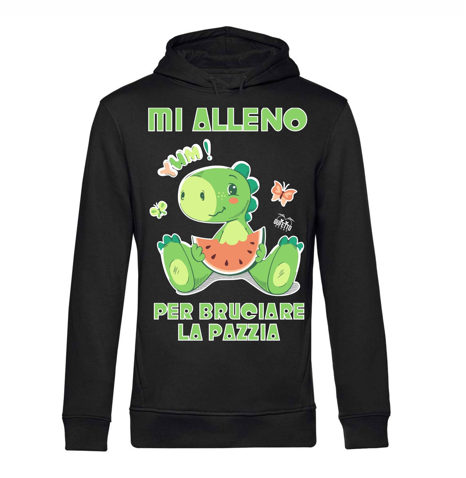 Felpa donna PAZZIA ( P48710 ) - Gufetto Brand 