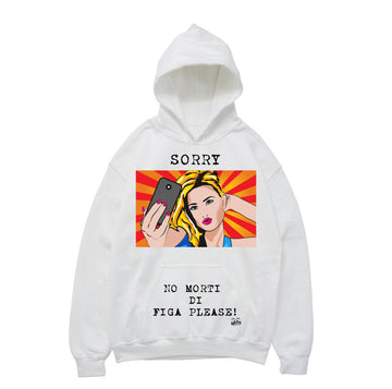 Felpa donna SORRY ( S4874 )