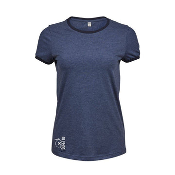 T-shirt Premium Donna Gufetto Brand Ringer
