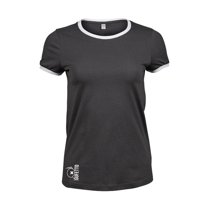 T-shirt Premium Donna Gufetto Brand Ringer - Gufetto Brand 
