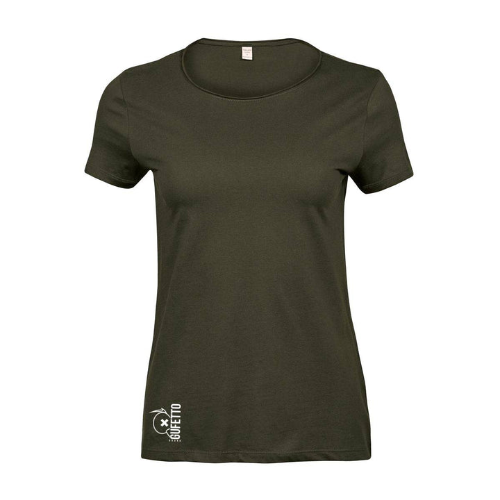 T-shirt Premium Donna Gufetto Brand Raw Edge - Gufetto Brand 