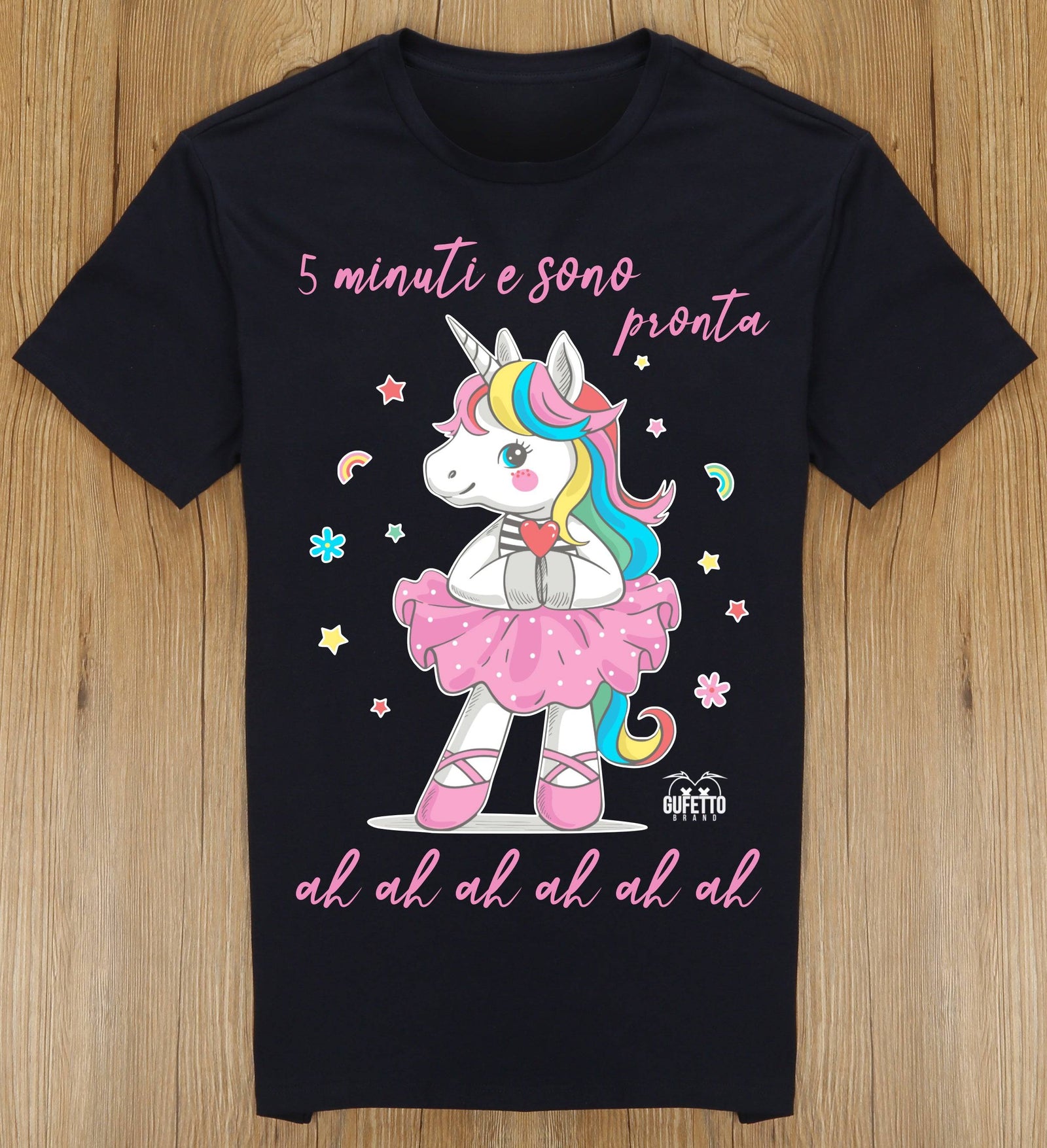 T-shirt Donna 5 MIN. ( M63187 ) - Gufetto Brand 