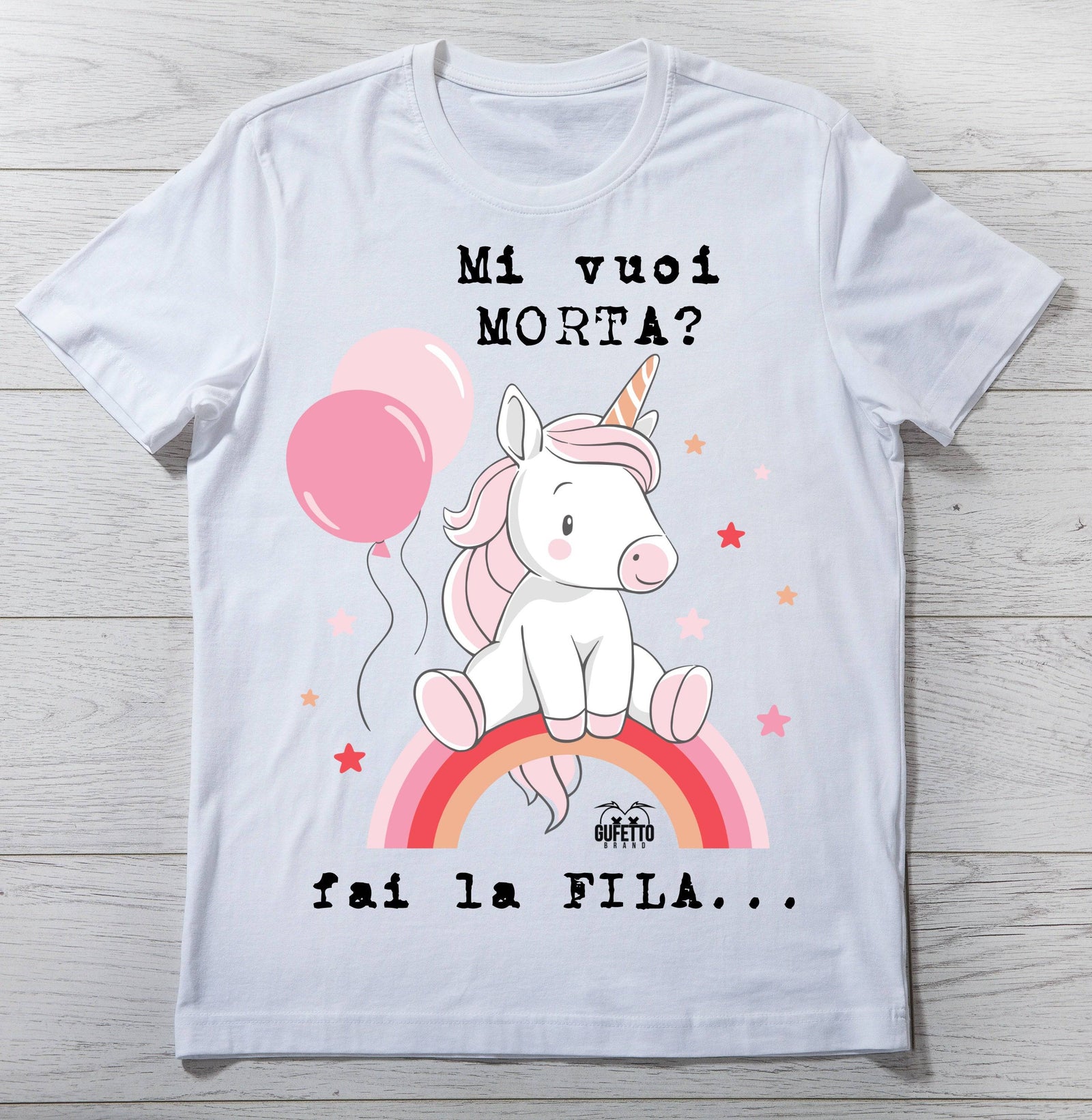 T-shirt Donna MORTA ( M38561 ) - Gufetto Brand 